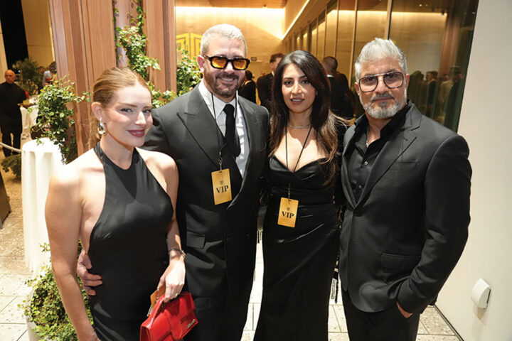 Dominique Divito, Mark Quesada, and Mandana and Kevin Tootoonchi