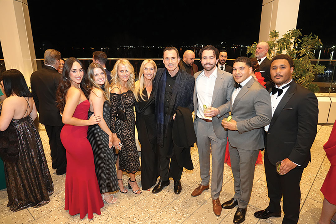 Alondra Osuna, Kyra Graham, Kendra Gibilisco, Suzanne and Jason Barry, Connor Barry, Isaac Wright, and Darrell Broussard