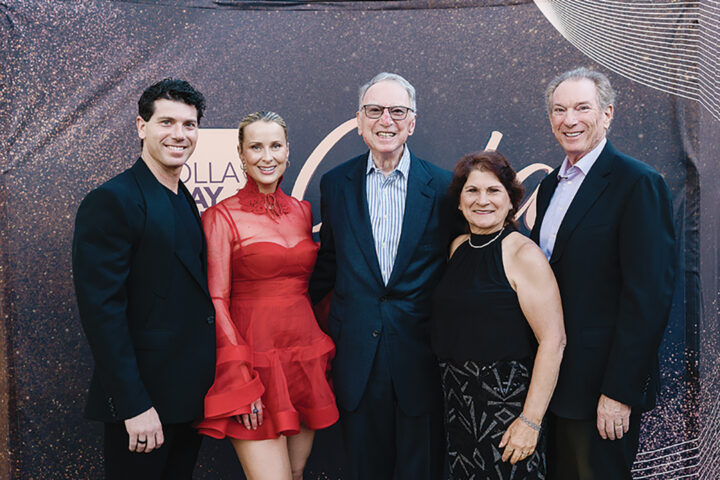 Adam and Amy Jacobs, Irwin Jacobs, and Jerri-Ann and Gary Jacobs