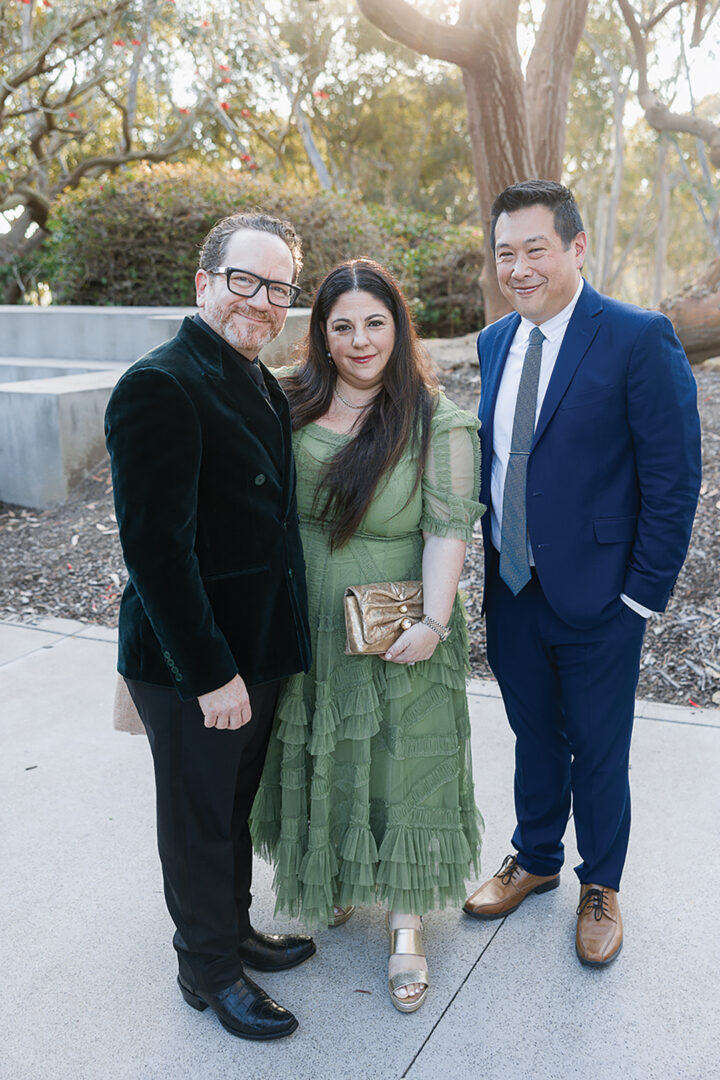 Miguel and Veronica Leff with Eric Keen-Louie
