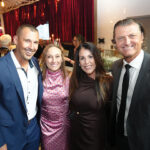 Ryley and Ashley Westman with Tracy and Trevor Hoffman