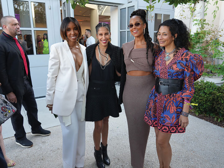 Kelly Rowland, Shahka Gillin, Alicia Keys, and Maya Torres