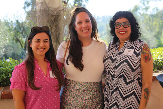 Becca Reed, Miranda Dominguez, and Noemi Galindo