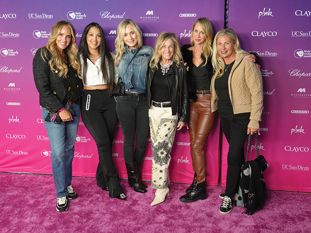 Andrea Lee, Kishele Shipley, Laura Barry, Pam Theodakis, Tara Slettengren, and Lila Jarvis