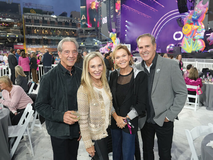 David and Lisa Fisher with Mary and Rolf Benirschke