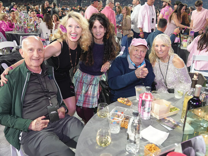 Ernest Rady, Catriona Jamieson, Michelle Pius, Denny Sanford, and Cindy Rarick