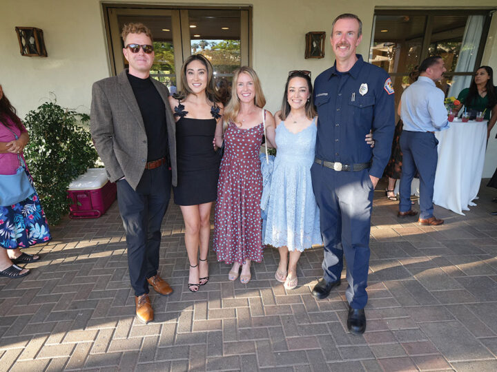 Tim Stong, Gina Medina, Tara Roman, and Sasha and Dan Schaffer
