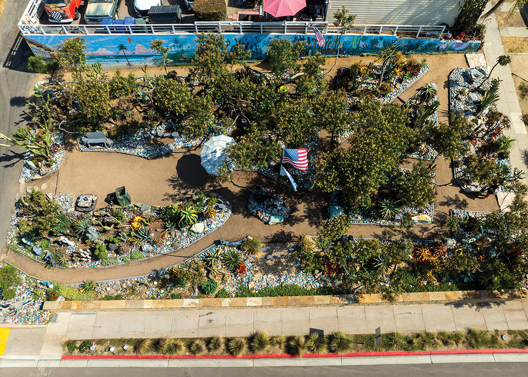 ENCINITAS, CA- JULY 15: General views of Dave’s Rock Garden on July 19, 2026 in Encinitas, California.( Photo by Donald Miralle for Ranch and Coast)
