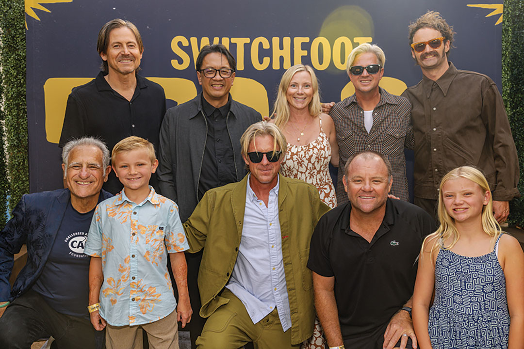 Back row: Chad Butler, Jerome Fontamillas, Juls Baumkirchner, Tim Foreman, Boaz Roberts. Front row: Bob Babbitt, Beauden Baumkirchner, Jon Foreman, Brian Baumkirchner, Brianna Baumkirchner (Photo by Dan Coronado)