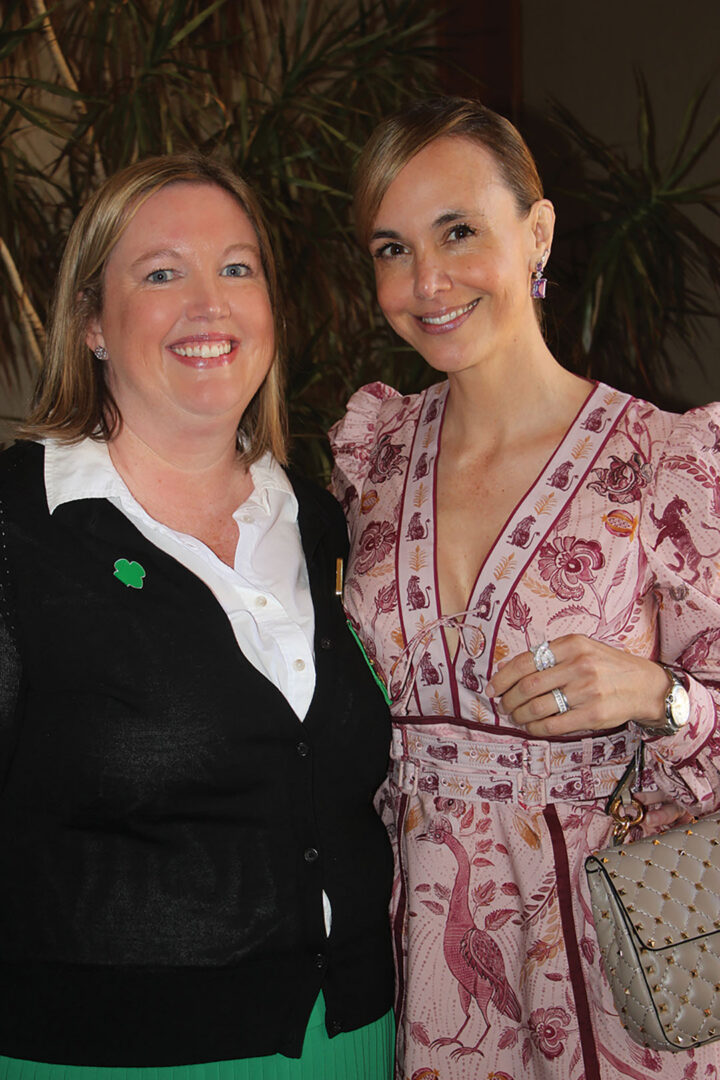 Kelly Cannan and Danitza Villanueva