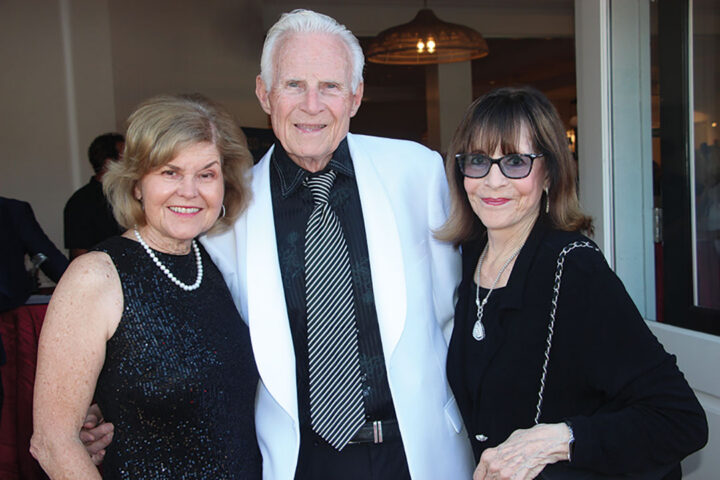 Portia Metras-Hooker and Jim Hooker with Stephanie Fulton