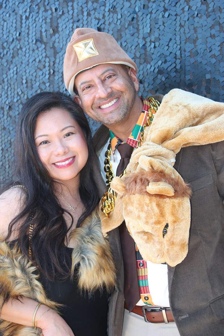 Christel Miranda and Anil Yootkur