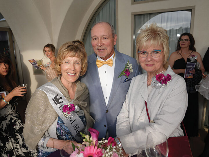 Margaret and Steve Malowney with Mary Pennell