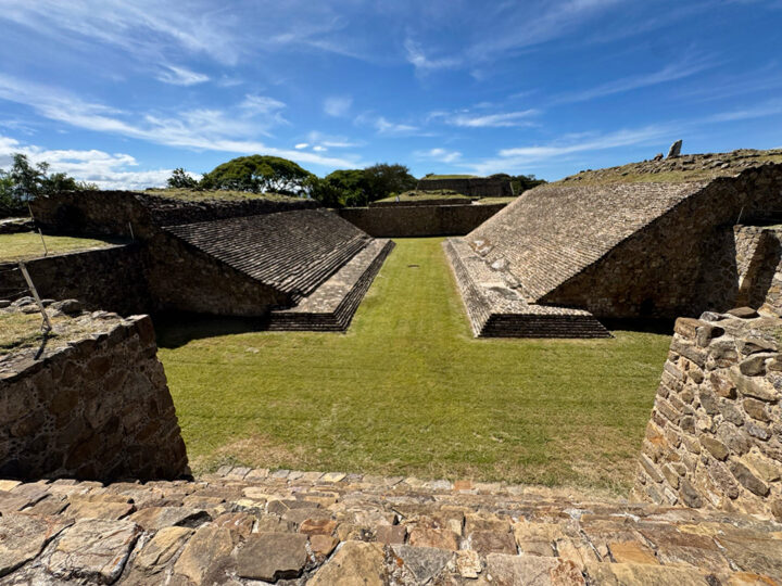 The ruins at Monte Albán give an impression of the civilization that once inhabited this area