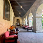 The centuries-old corridors of Hotel Quinta Real Oaxaca are an ideal respite from the festivities