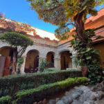 The interior courtyards of Hotel Quinta Real Oaxaca conjure images of days long ago in the city's history
