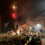 Fireworks, elaborate costumes and plenty of joy fill the air at the Battle of the Bands celebration