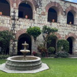 Hotel Quinta Real Oaxaca incorporates a luxury hotel inside a former monastery, keeping all the original details intact