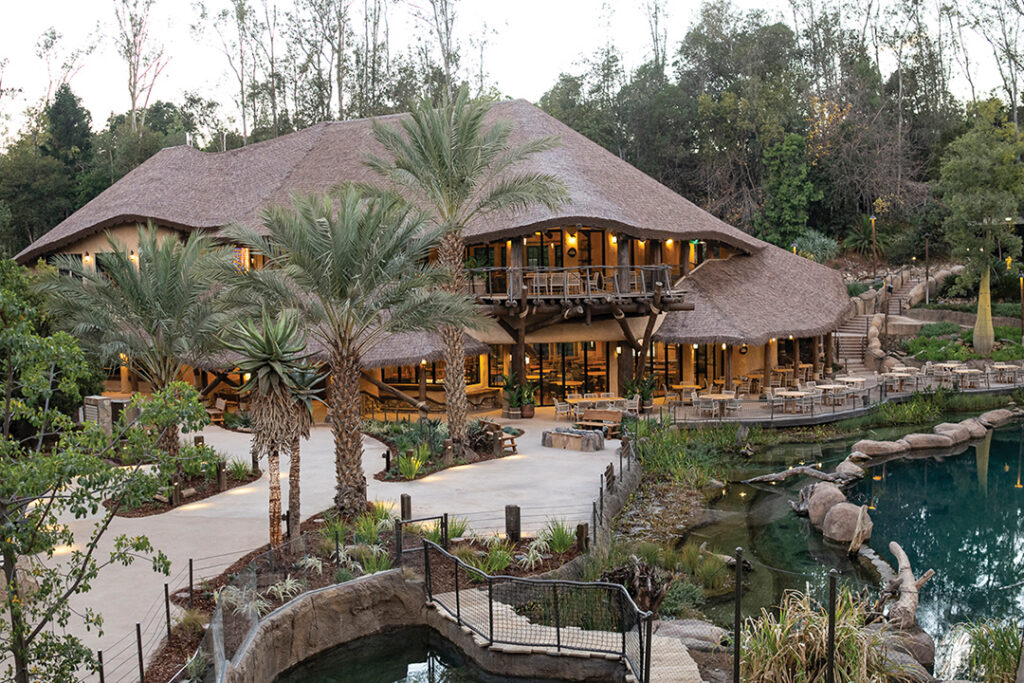 Editor’s Pick, Trunk Show: Elephant Valley
Knowing your audience is everything in design. For the new Denny Sanford Elephant Valley at the San Diego Zoo
Safari Park, the primary clients happened to weigh six tons. Standard spatial rules didn’t quite apply. Executed by local architect Hanna Gabriel Wells, the 13-acre layout — the largest and most ambitious in San Diego Zoo Wildlife Alliance history — drops human visitors directly into the herd’s world. Anchoring the site is the Mkutano House, a safari-inspired lodge designed to handle massive scale while teeing up immersive views of watering holes and dirt banks. It was a literal heavy-lift, carving 4.5 million gallons of water features into a seamless San Diego savanna. sdzsafaripark.org. G.F.