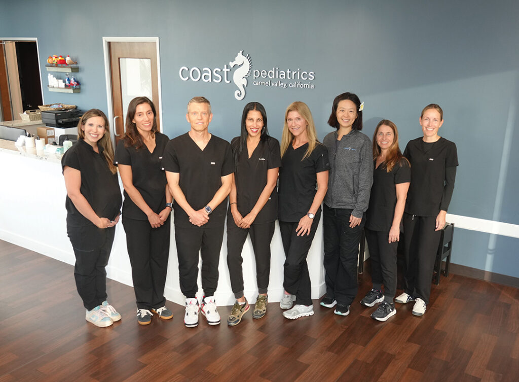 Featured Image —
Readers’ Choice, Best Pediatrician: Coast Pediatrics
Coast Pediatrics takes a refreshingly personal approach to caring for San Diego’s youngest patients. With intentionally small practices in Del Mar, Carmel Valley, and 4S Ranch, its pediatricians prioritize continuity of care, giving families the opportunity to see their child’s own physician whenever possible and build relationships that grow from infancy through adolescence. Same-day access, experienced physicians, and an emphasis on truly getting to know each child and family have helped Coast Pediatrics earn parents’ trust — and made the practice an ongoing readers’ favorite for Best Pediatrician. coastpediatrics.com M.P.